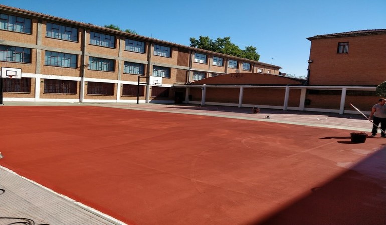 reparación patios de colegios | Pistas deportivas colegio